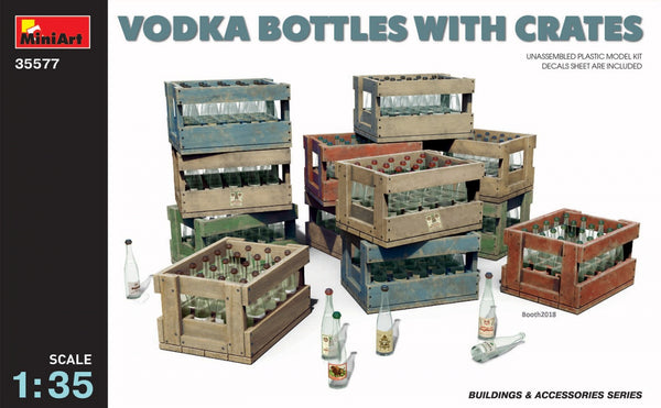 MiniArt 35577 1/35 Vodka Bottles with Crates