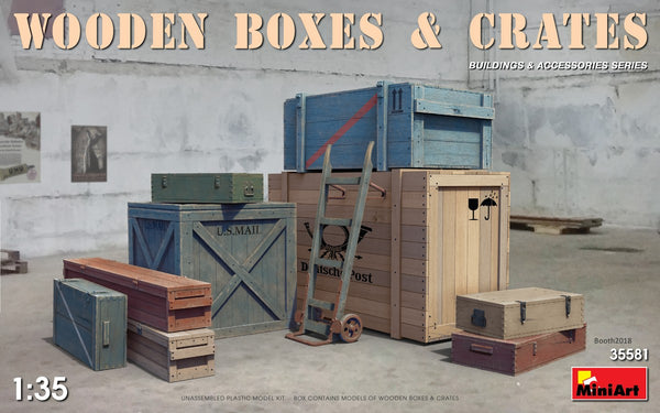 MiniArt 35581 1/35 Wooden Boxes & Crates