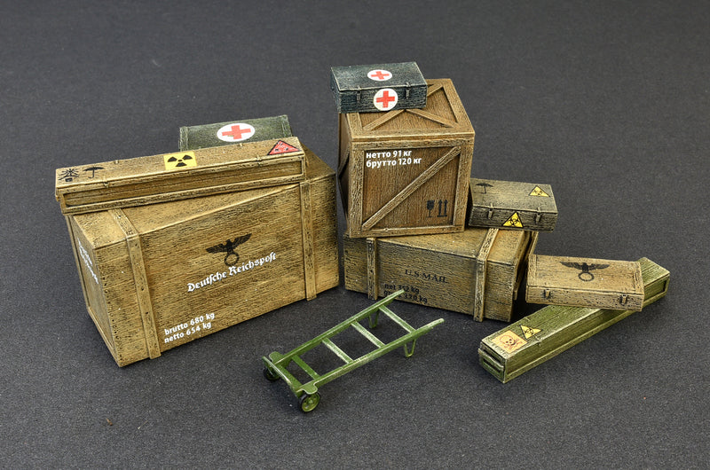 MiniArt 35581 1/35 Wooden Boxes & Crates