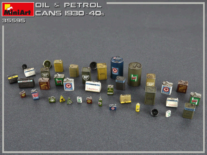 Miniart 35595 1/35  Oil & Petrol Cans 1930-40s