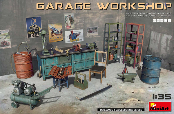 MiniArt 35596 1/35 Garage Workshop