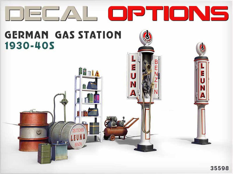 MiniArt 35598 1/35 German Gas Station 1930-40s