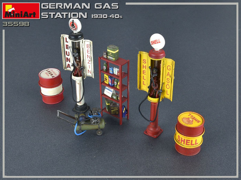 MiniArt 35598 1/35 German Gas Station 1930-40s