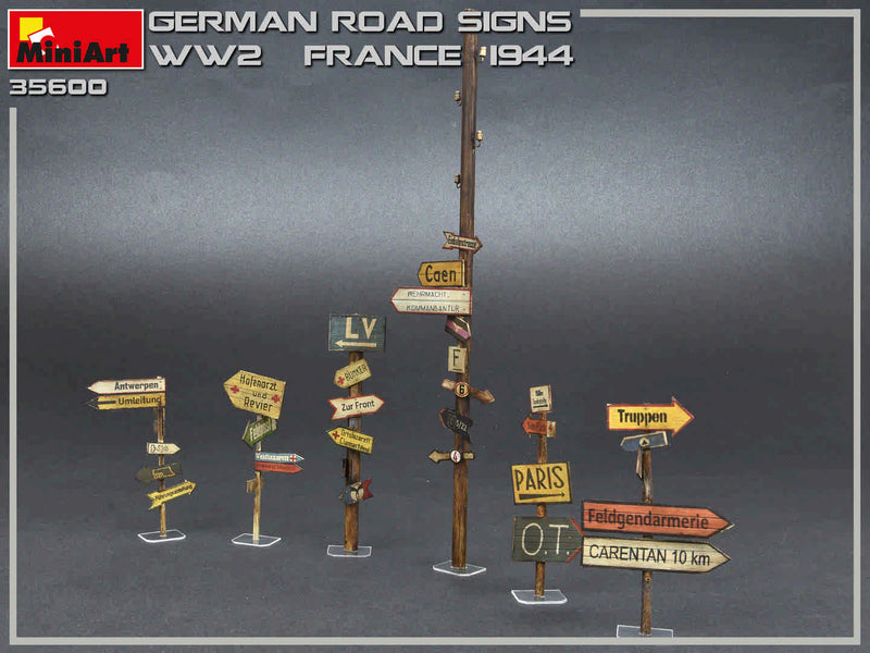 MiniArt 35600 1/35 German Road Signs WWII (France 1944)