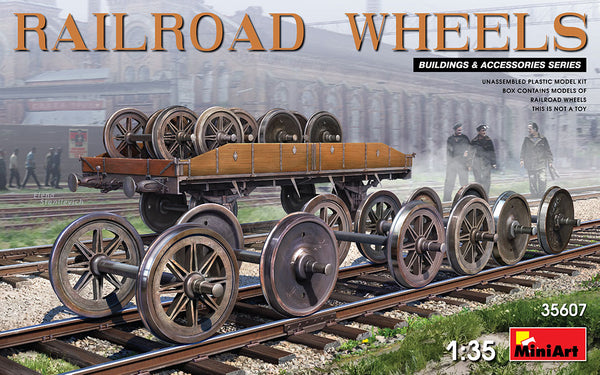 MiniArt 35607 1/35 Railroad Wheels