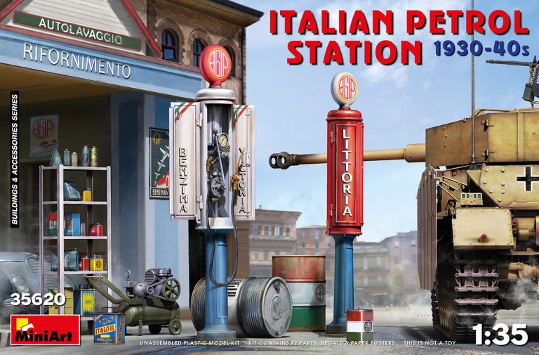 MiniArt 35620 1/35 Italian Petrol Station 1930-1940