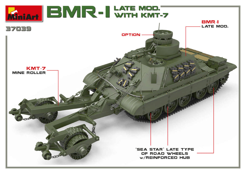 MiniArt 37039 BMR-1 Late Mod. with KMT-7