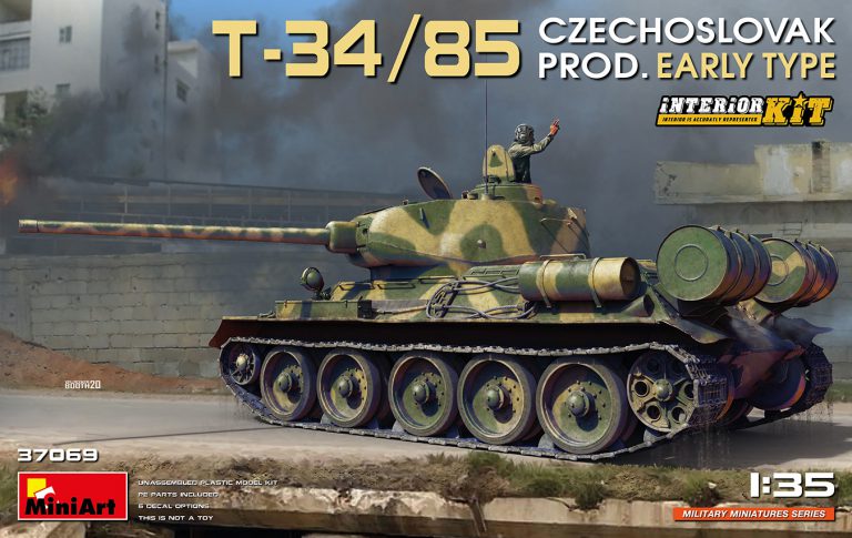 MiniArt 37069 1/35 T-34/85 Czechoslovak Production Early Type. Interior Kit