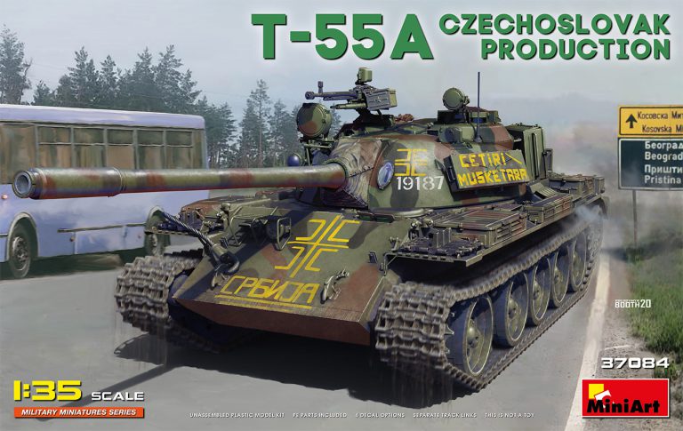 Miniart 37084 1/35 T-55a Czechoslovak Production Tank