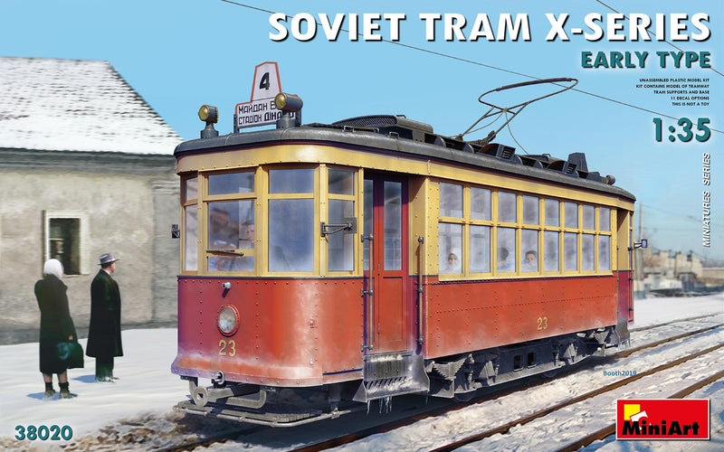 MiniArt 38020 1/35 Soviet Tram X-Series. Early Type