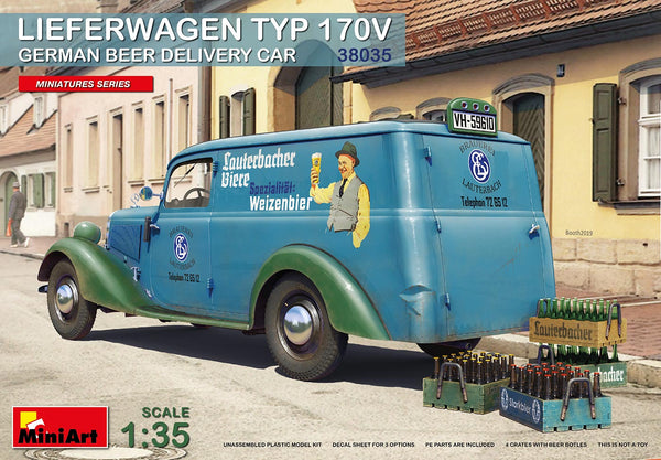 MiniArt 38035 1/35 Lieferwagen Typ 170V German Beer Delivery Car