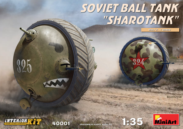 MiniArt 40001 1/35 Soviet Ball Tank “Sharotank” Interior Kit