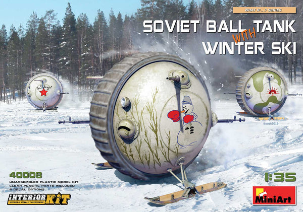 MiniArt 40008 1/35 Soviet Ball Tank with Winter Ski & Interior