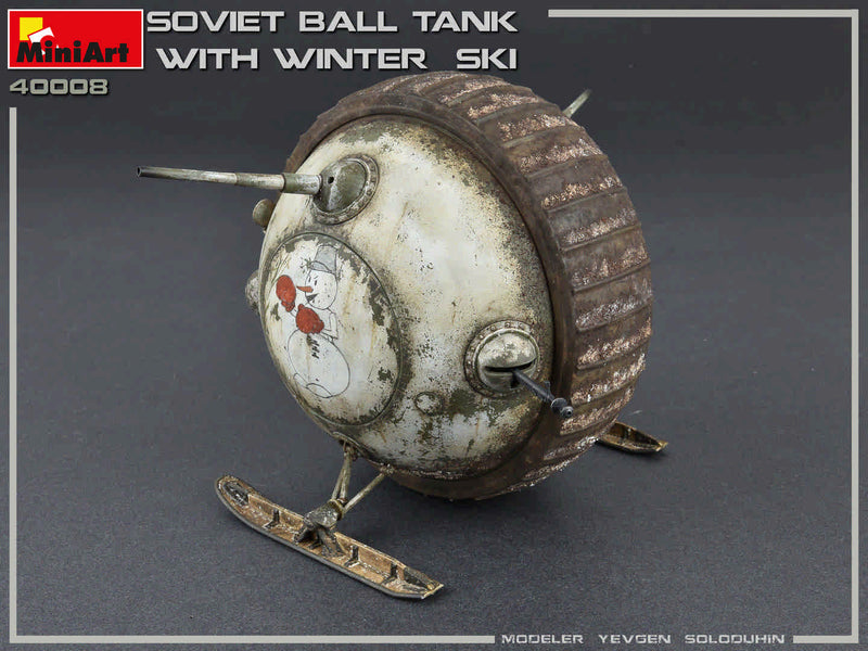 MiniArt 40008 1/35 Soviet Ball Tank with Winter Ski & Interior