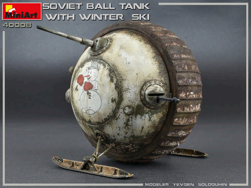 MiniArt 40008 1/35 Soviet Ball Tank with Winter Ski & Interior