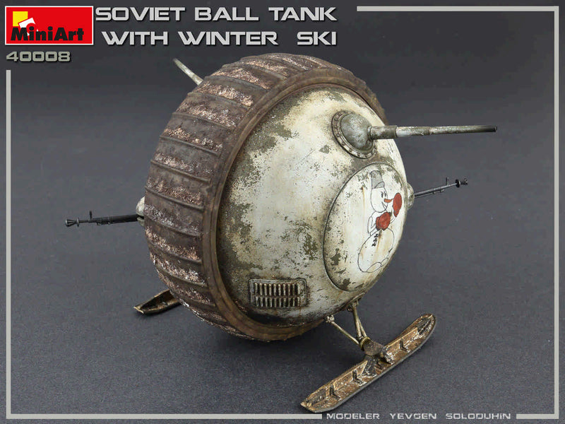 MiniArt 40008 1/35 Soviet Ball Tank with Winter Ski & Interior