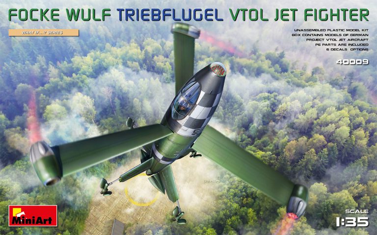 MiniArt 40009 1/35 Focke Wulf Triebflugel (VTOL) Jet Fighter