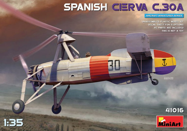 MiniArt 41016 1/35 Spanish Cierva C.30A Aircraft