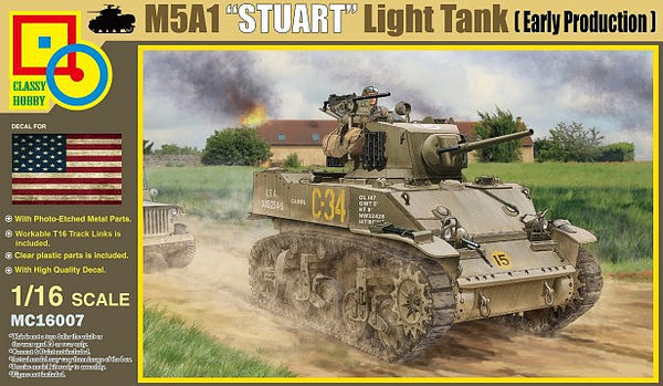 Classy Hobby 16007 1/16 M5A1 "Stuart" Light Tank (Early Production)