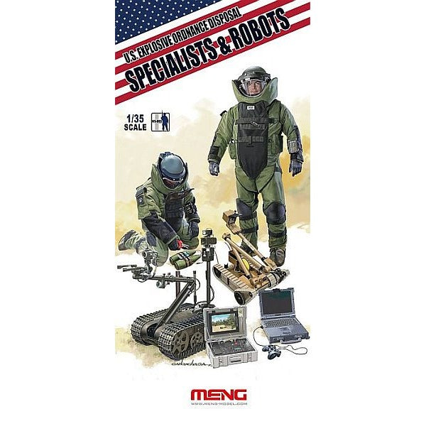Meng HS003 1/35 US Explosive Ordinance Disposal Specialists & Robot