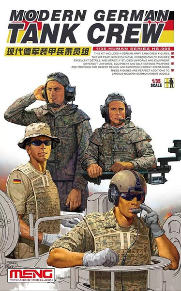 Modern German Tank Crew Meng Model -HS006 Modern German Tank Crew Meng Model -HS006