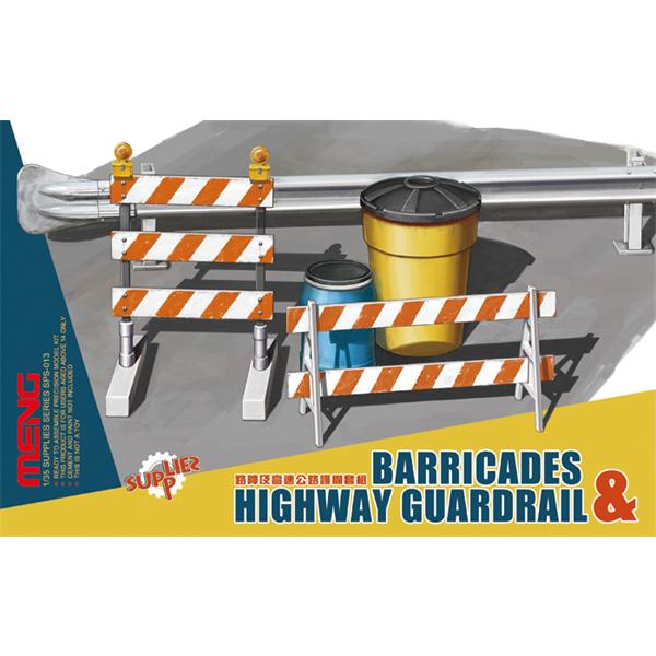 Meng SPS013 1/35 Barricades & Highway Guardrail