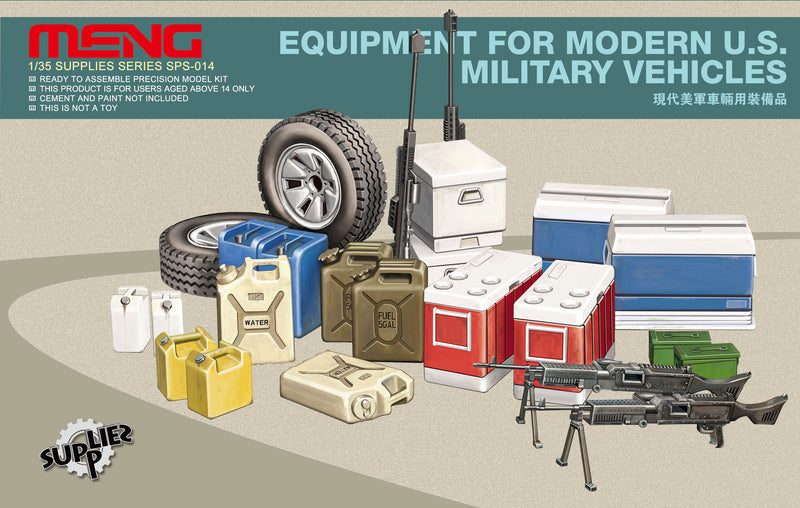 Meng SPS014 1/35 Equipment for Modern U.S. Military Vehicles