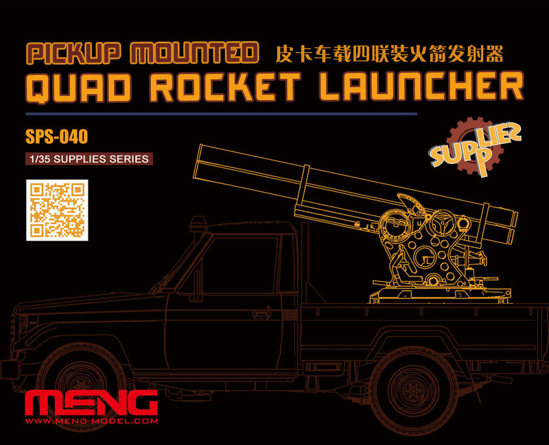 Meng SPS040 1/35 Pickup Mounted Quad Rocket Launcher