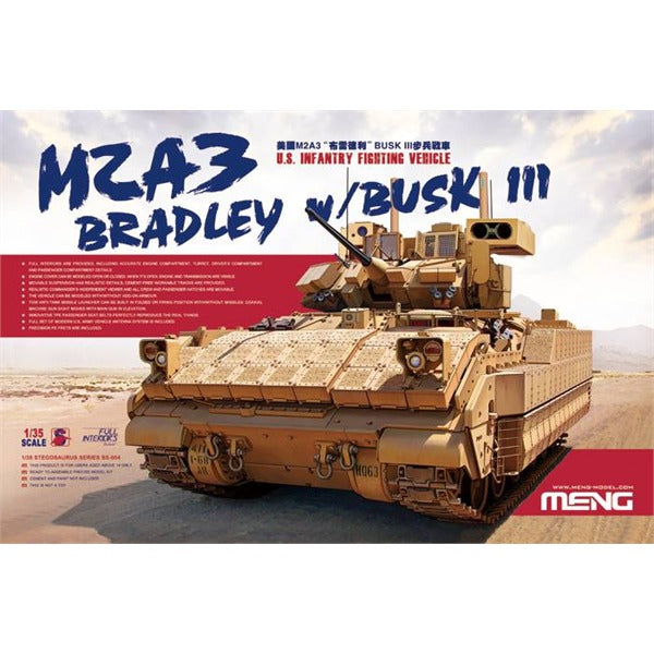 Meng SS004 1/35 US IFV M2A3 Bradley w/Busk III