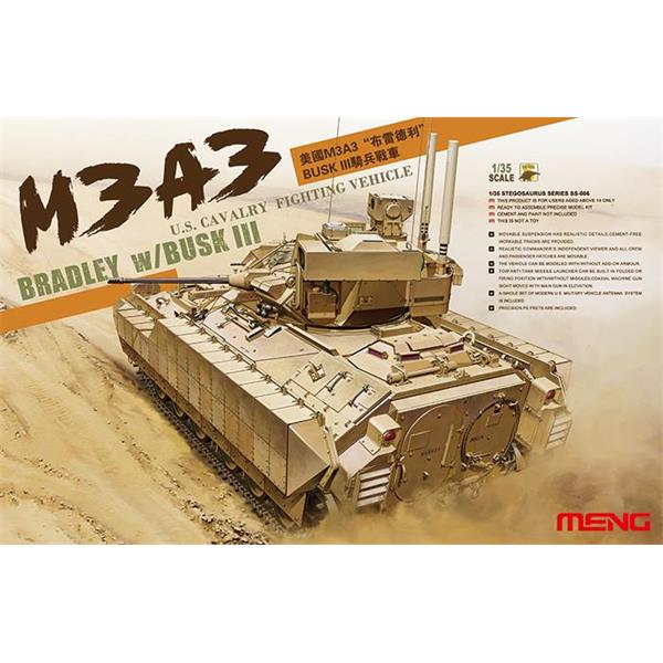 Meng SS006 1/35 US CFV M3A3 Bradley w/Busk III
