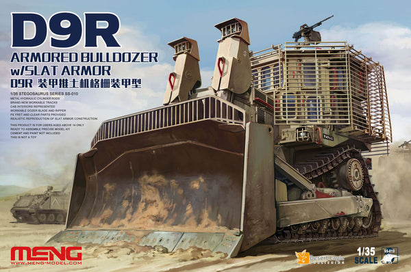 Meng SS010 1/35 D9R Armored Bulldozer with Slat Armor