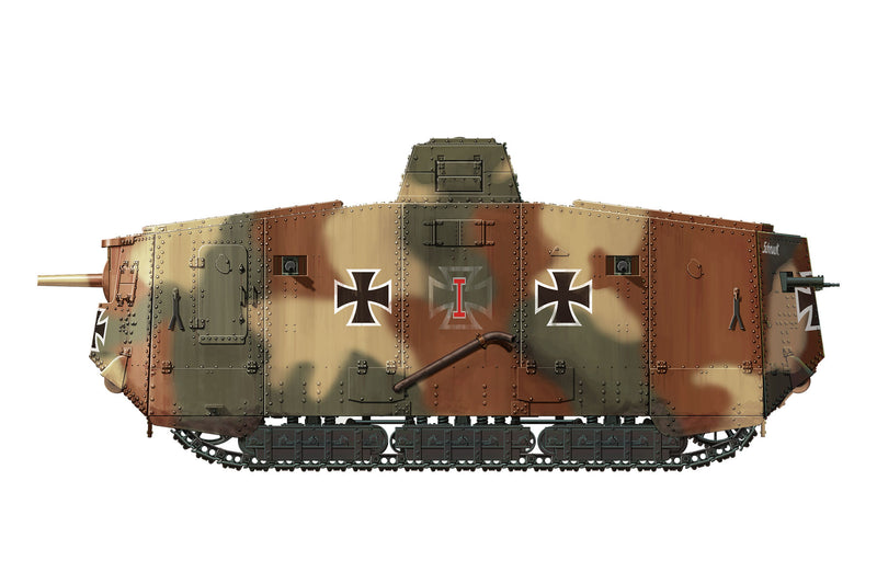 Meng TS017 1/35 German A7V Tank (Krupp)