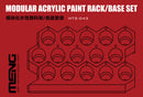 Meng-MTS-043 Modular Acrylic Paint Rack/Base Set