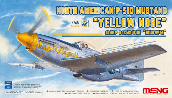 Meng LS009 1/48 North American P-51D Mustang "Yellow Nose"