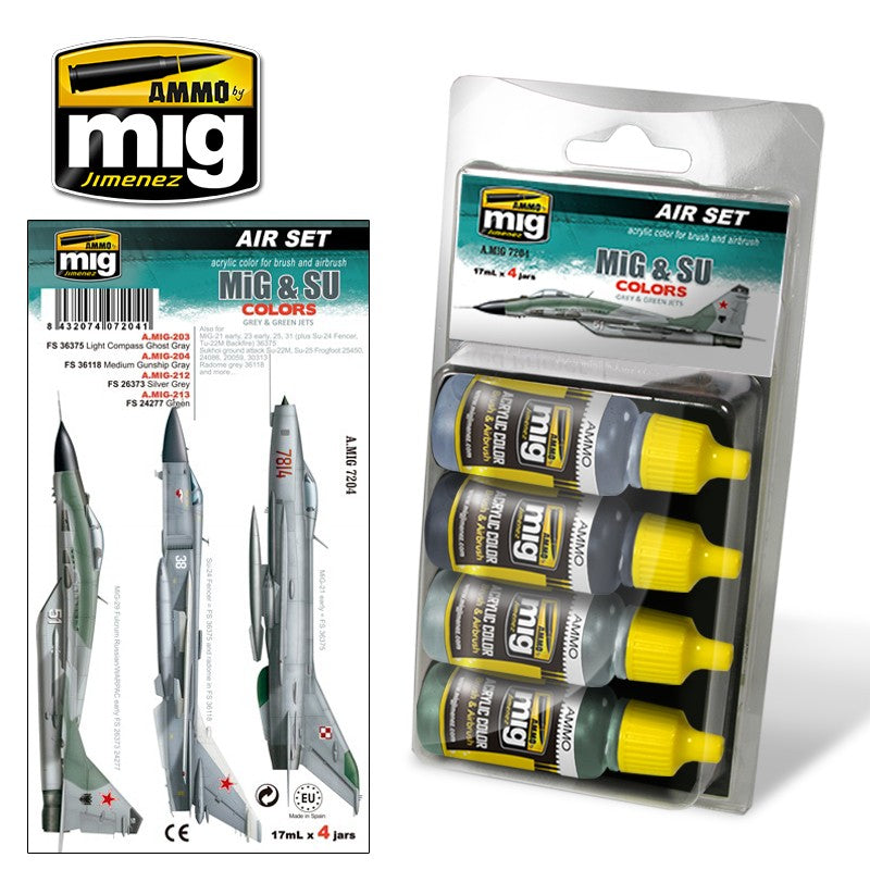AMMO by Mig 7204 MiG & SU Fighters grey