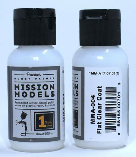 Mission Models MMA 004 - Flat Coat Clear 1oz