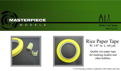 Masterpiece Models MMTL011 Rice Paper Tape 1/8"