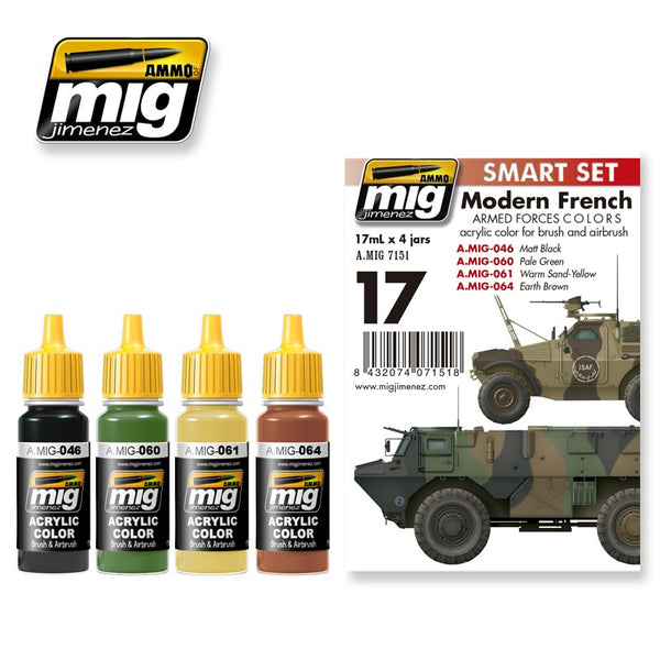 AMMO by Mig 7151 MODERN FRENCH ARMED FORCES COLORS
