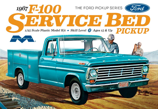 Moebius 1239 1/25 1967 Ford F100 Service Bed Pickup