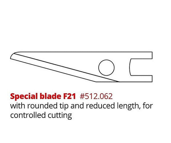 Mozart Precision Cutting PB1 Short Blade - 10 Pack