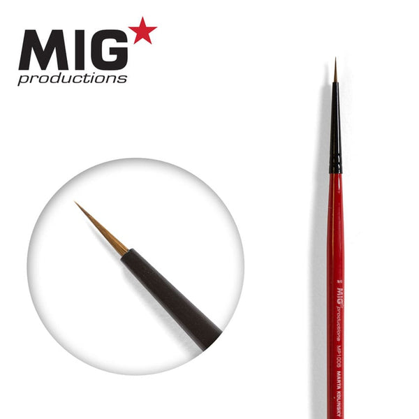 MIG MP1006 Marta Kolinsky Round Brush 8/0