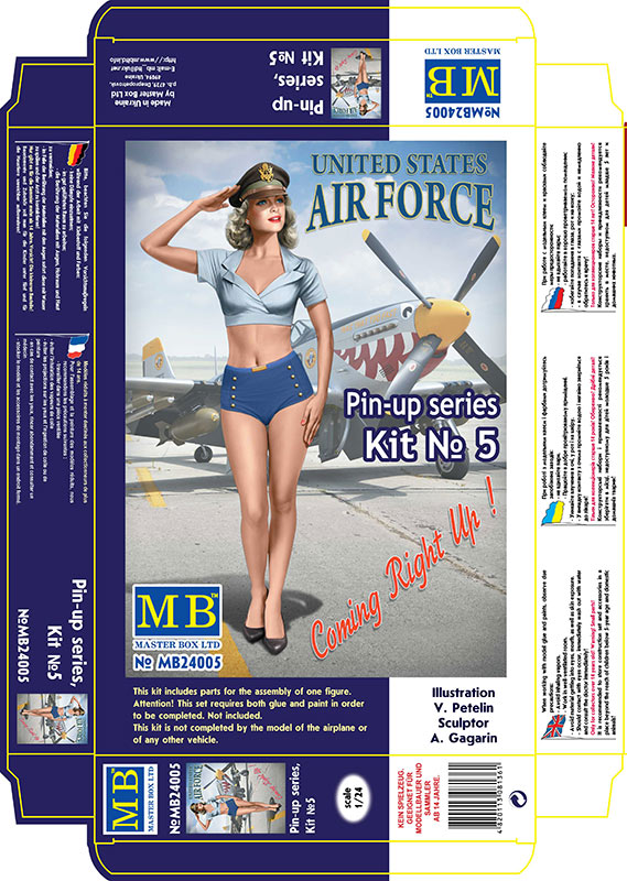 Master Box 24005 1/24 Pin-up Series, Kit No.5 Patty