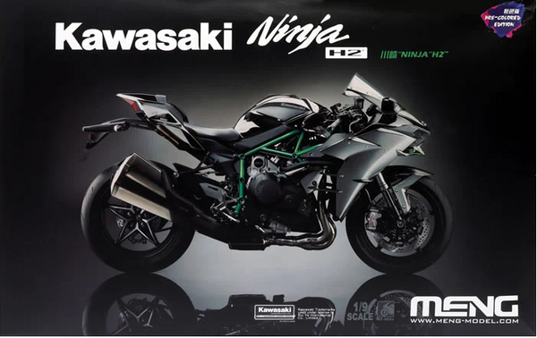 Meng MT002S 1/9 Kawasaki Ninja H2 (Pre-Colored Edition)