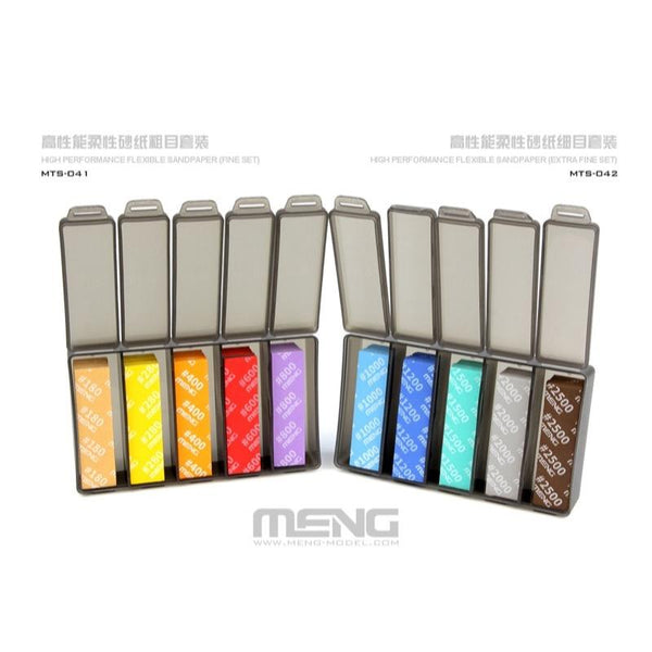 Meng MTS042 High Performance Flexible Sandpaper (Extra Fine Set)