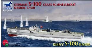 Bronco Models NB5004 1/350 German S-100 class Schnellboot