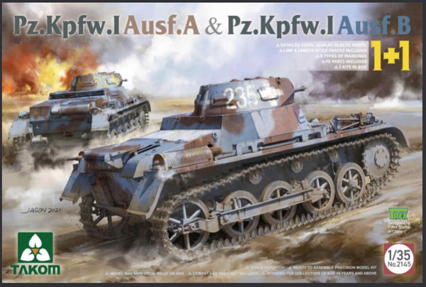 Takom 2145 1/35 Panzer I Ausf A & Panzer I Ausf B