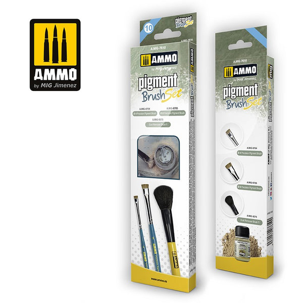 AMMO by MIG Brushes - 4 AMMO Drybrush Technical Brush
