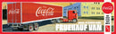 AMT 1109 1/25 FRUEHAUF BEADED VAN SEMI TRAILER (COCA-COLA)