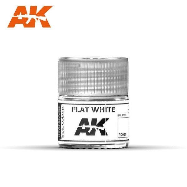 AK Interactive RC004 Real Colors : Flat White 10ml