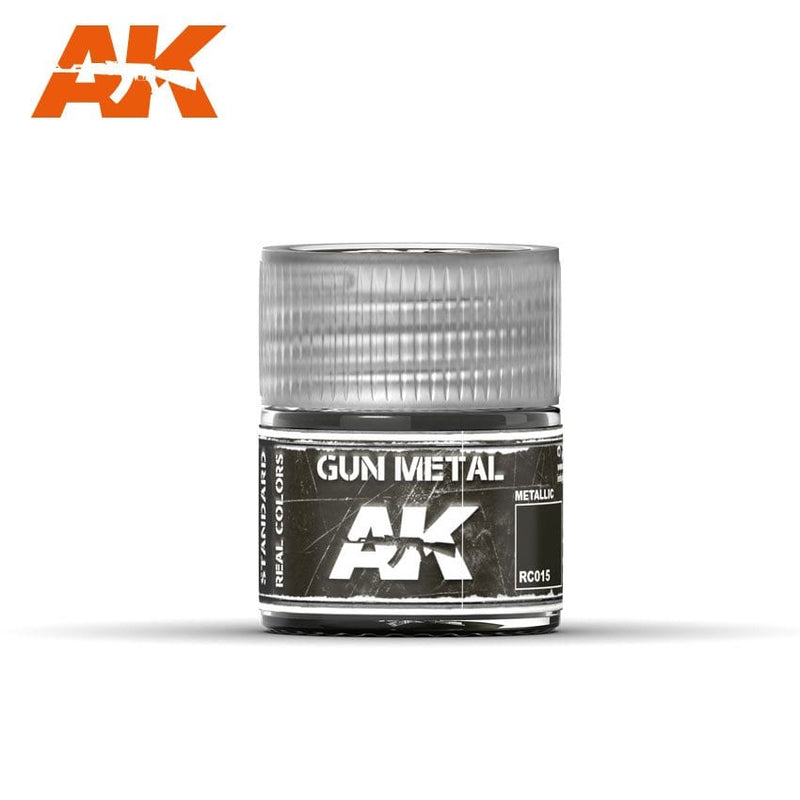 AK Interactive RC015 Real Colors : Gun Metal 10ml